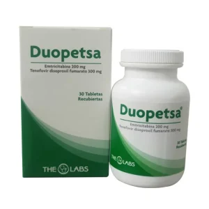 Duopetsa 200/300 mg – Frasco con 30 tabletas recubiertas