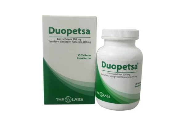 Duopetsa 200/300 mg – Frasco con 30 tabletas recubiertas
