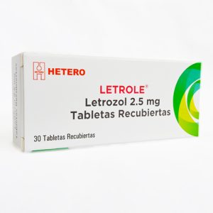 Letrole Letrozol 2.5 mg – Caja con 30 Tabletas Recubiertas