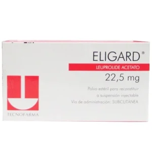 Eligard 22.5 mg jeringa prellenada Leuprolide Acetato caja con una unidad