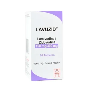 Lavuzid 150/300 mg frasco con 60 tabletas recubiertas – tratamiento antirretroviral con lamivudina y zidovudina