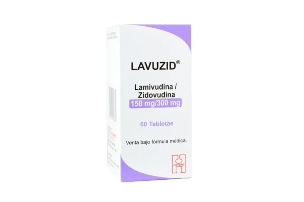 Lavuzid 150/300 mg frasco con 60 tabletas recubiertas – tratamiento antirretroviral con lamivudina y zidovudina