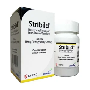 Stribild 200/300/150/150 mg caja con 30 tabletas recubiertas