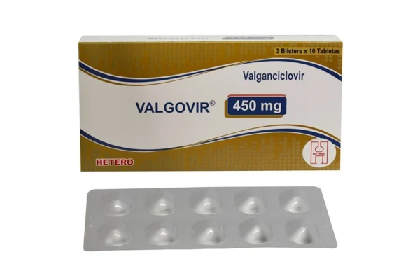 Valgovir Valganciclovir 450 mg caja con 30 tabletas precio en Colombia