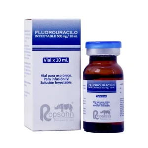 Fluorouracilo 500 mg 10 mL ampolla Ropsohn medicamento oncológico