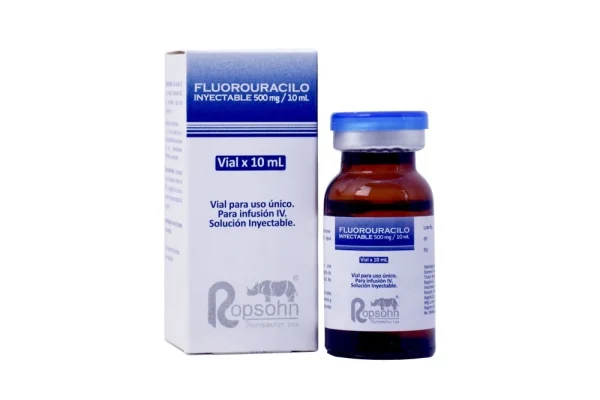 Fluorouracilo 500 mg 10 mL ampolla Ropsohn medicamento oncológico