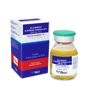 Blaubimax Albúmina Humana 200 mg/mL Caja x 50 mL precio Colombia