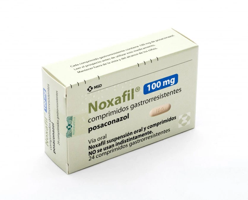 Noxafil Posaconazol 100 mg caja x 24 tabletas recubiertas precio Colombia