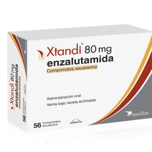 Xtandi Enzalutamida 80 mg frasco con 56 cápsulas antineoplásico especializado