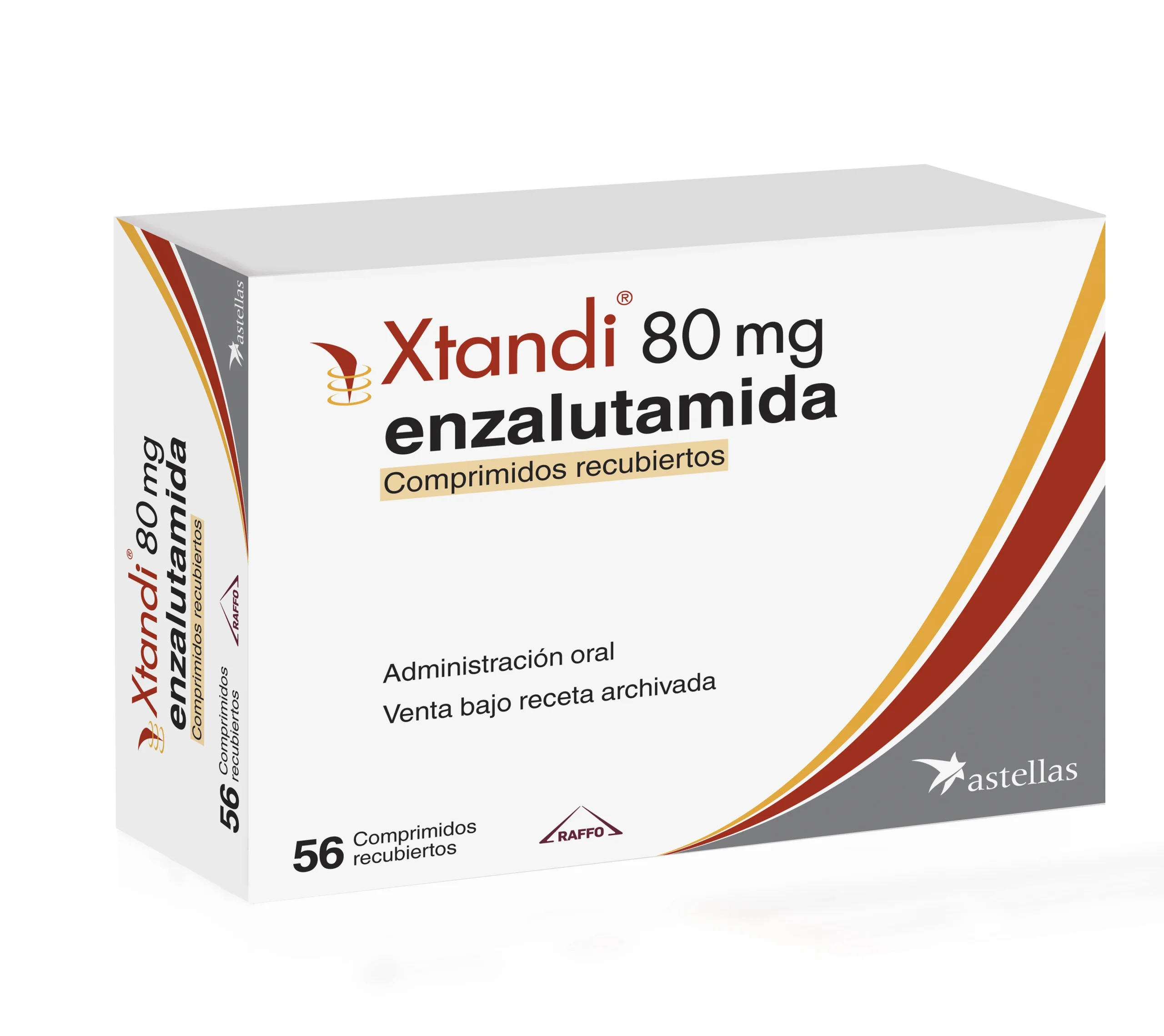 Xtandi Enzalutamida 80 mg frasco con 56 cápsulas antineoplásico especializado