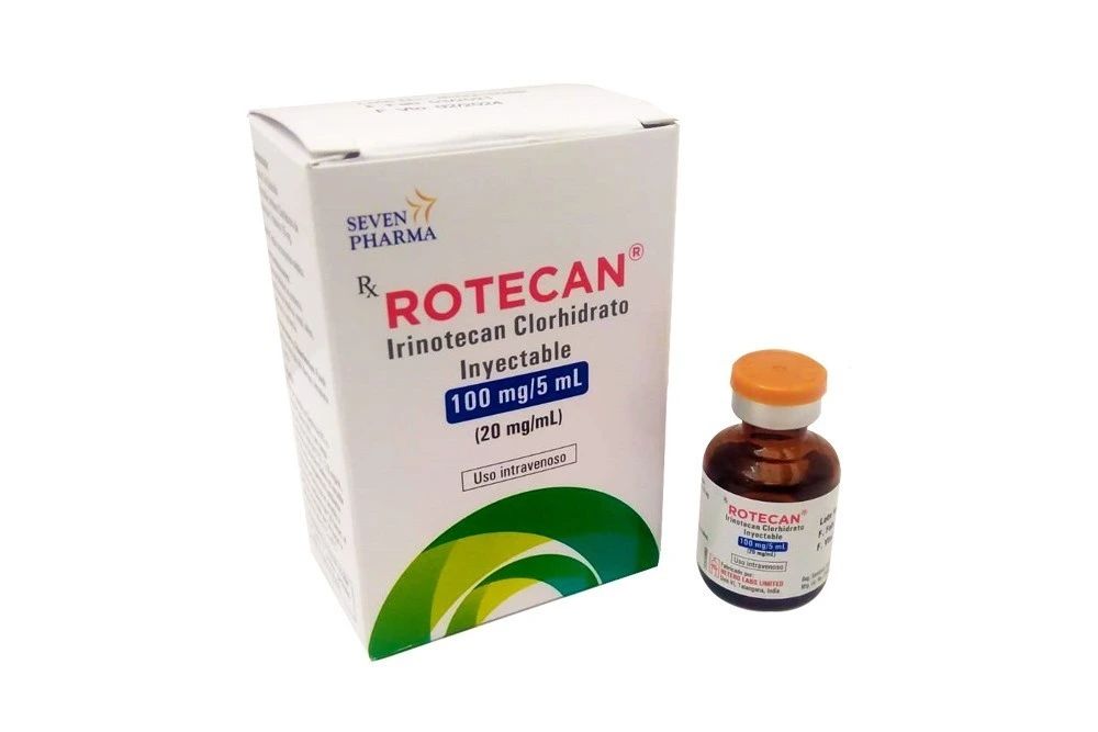 Rotecan Irinotecan 100 mg solución inyectable 5 mL frasco vial