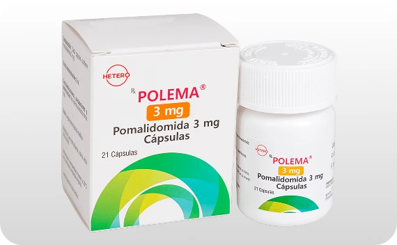 Polema Pomalidomida 3 mg frasco con 21 cápsulas – Comprar en Colombia